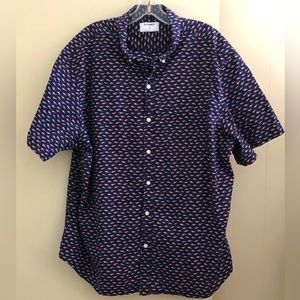 Button Down Fish Camp Shirt XXL